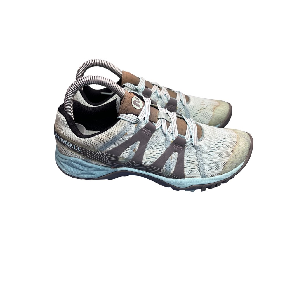 Merrell Siren Edge Q2 Women Hiking Shoes Blue Grey J12396 Size 7.5 - Picture 2 of 9